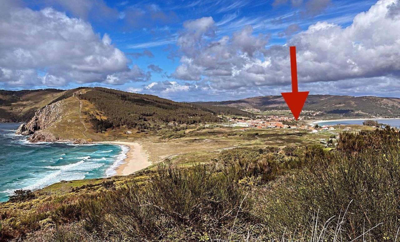 Apartamento Av.Galicia Playa Finisterre Exterior photo